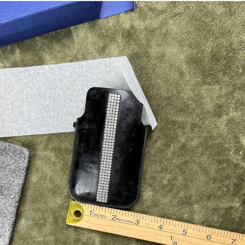 Swarovski Playtime Black Crystal iPhone Case Pouch 1110787 w Box Vintage